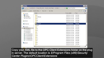 Importing an XML type definition file into Security Center