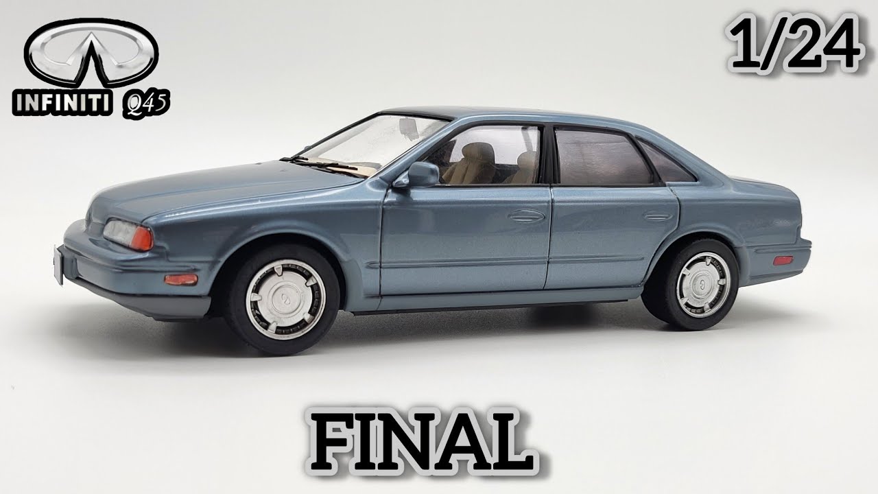 Fujimi Infinity Q45 final review 1/24 model kit - YouTube