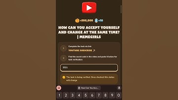 #How Can You Accept Yourself AND Change At The Same Time? #Meme#memefi new video cod