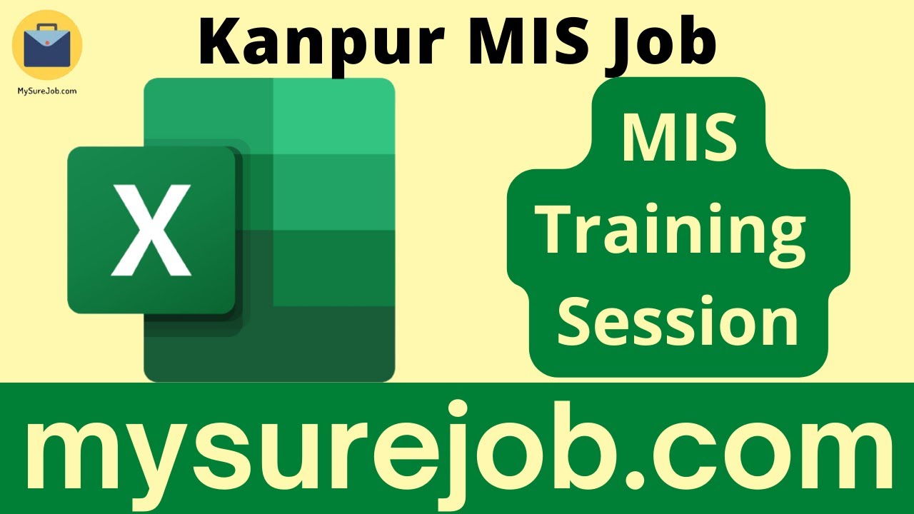 Back Office cum MIS Profile Training Session | Urgent Jobs in Kanpur