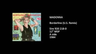 MADONNA - Borderline (U.S. Remix) - 1984 - YouTube