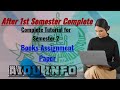 What Should All Students Do After First Semester Complete tutorial | Allama Iqbal Open University |