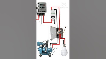 Electric manual changeover switch || how to changeover connection #shorts #changeoverswitch