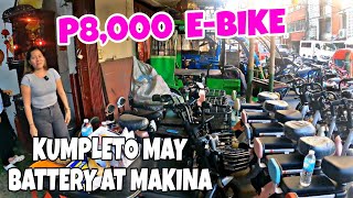 LEGIT P8,000  EBIKE KUMPLETO ANG PIYESA MAY MAKINA AT BATTERY