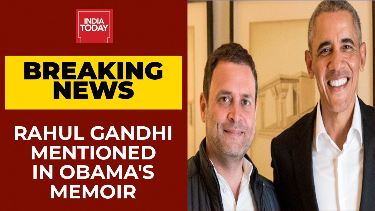 Former US Prez Barack Obama Mentions Congress Leader Rahul Gandhi In ...