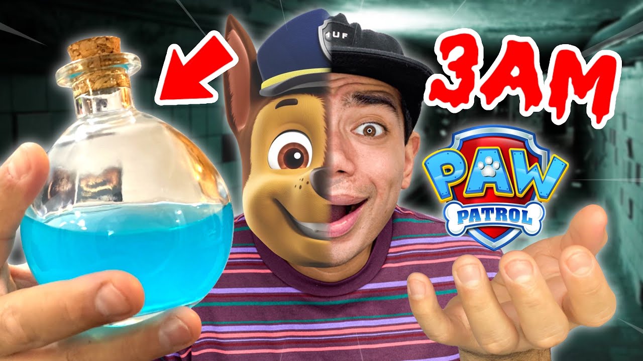 We Finally Unmasked Chase From Paw Patrol At 3am You Won T Believe This Youtube