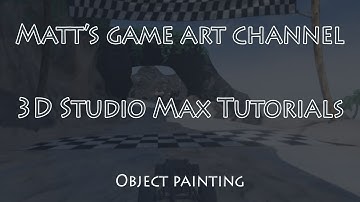 3D Studio Max Object Paint Tutorial