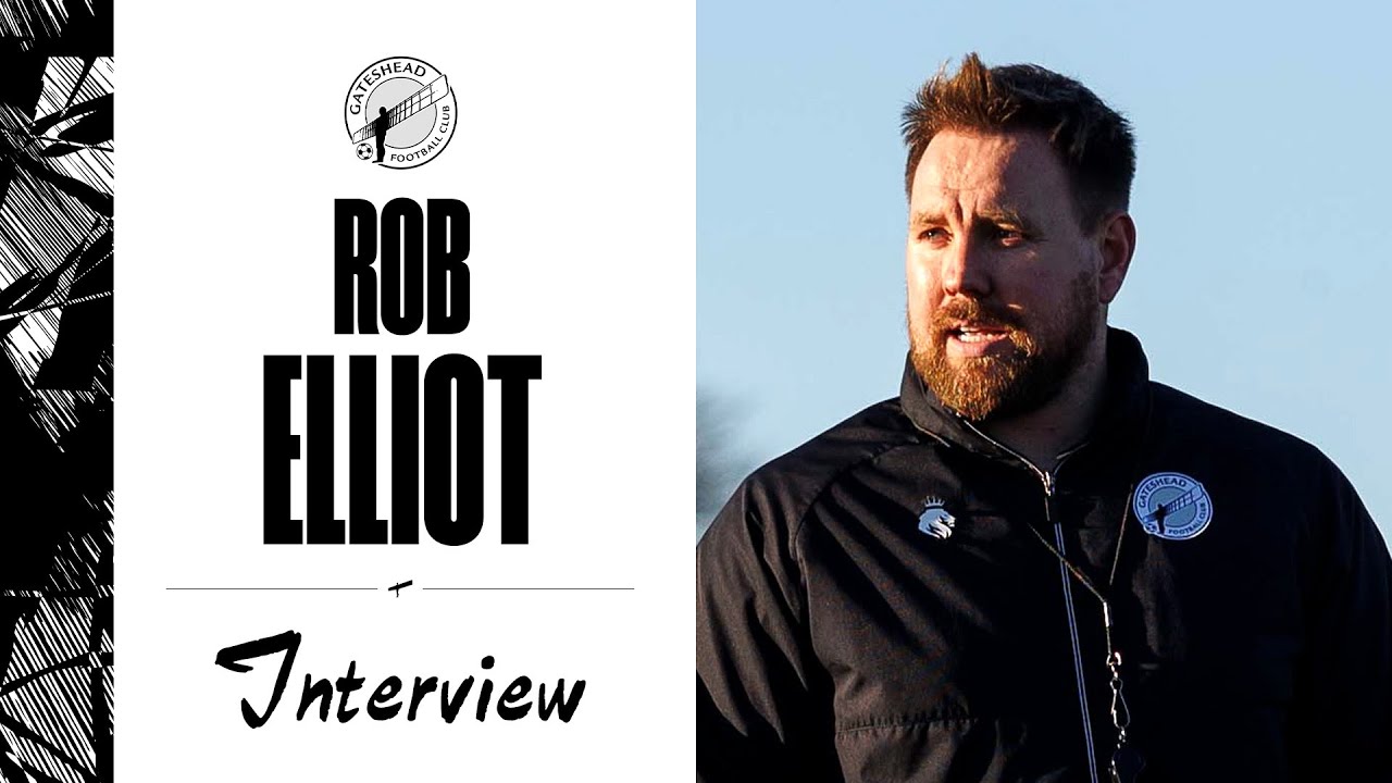 "We're all in it together" 🤍 | Rob Elliot on returning as Gateshead manager | INTERVIEW