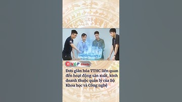 Đơn giản hóa thủ tục hành chính thuộc Bộ Khoa học và Công nghệ