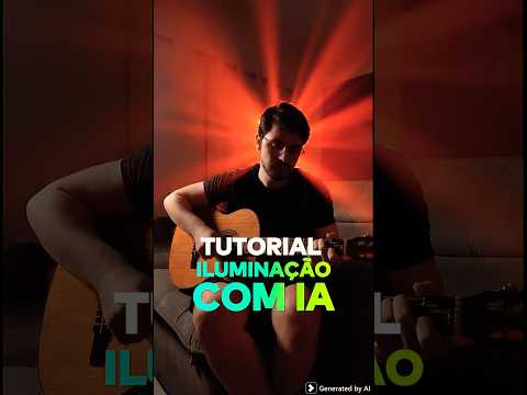 Transformei minha ILUMINAÇÃO comum em CINEMA com IA 🔥
