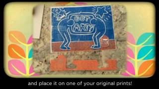 Reduction Printmaking on Styrofoam
