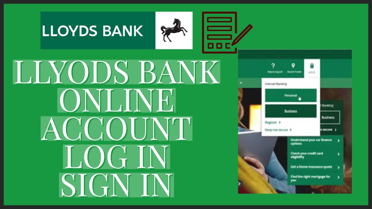 Lloyds Bank Login Lloyds Bank Online Banking Login 2021 YouTube