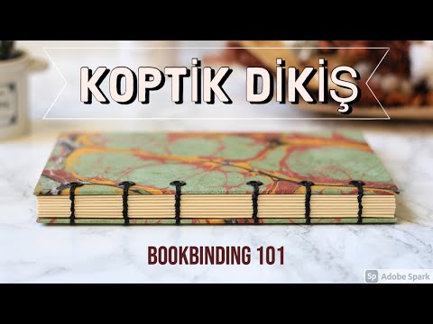 En Detaylı Koptik Dikiş Anlatımı | Bookbinding 101 | Defter Yapımı (English Subtitles)