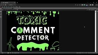 Toxic Comment Detector Walkthrough