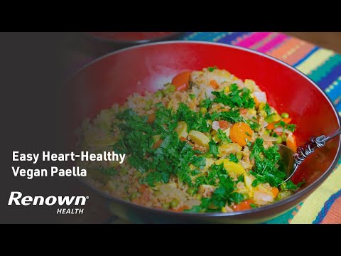 Easy Heart-Healthy Vegan Paella