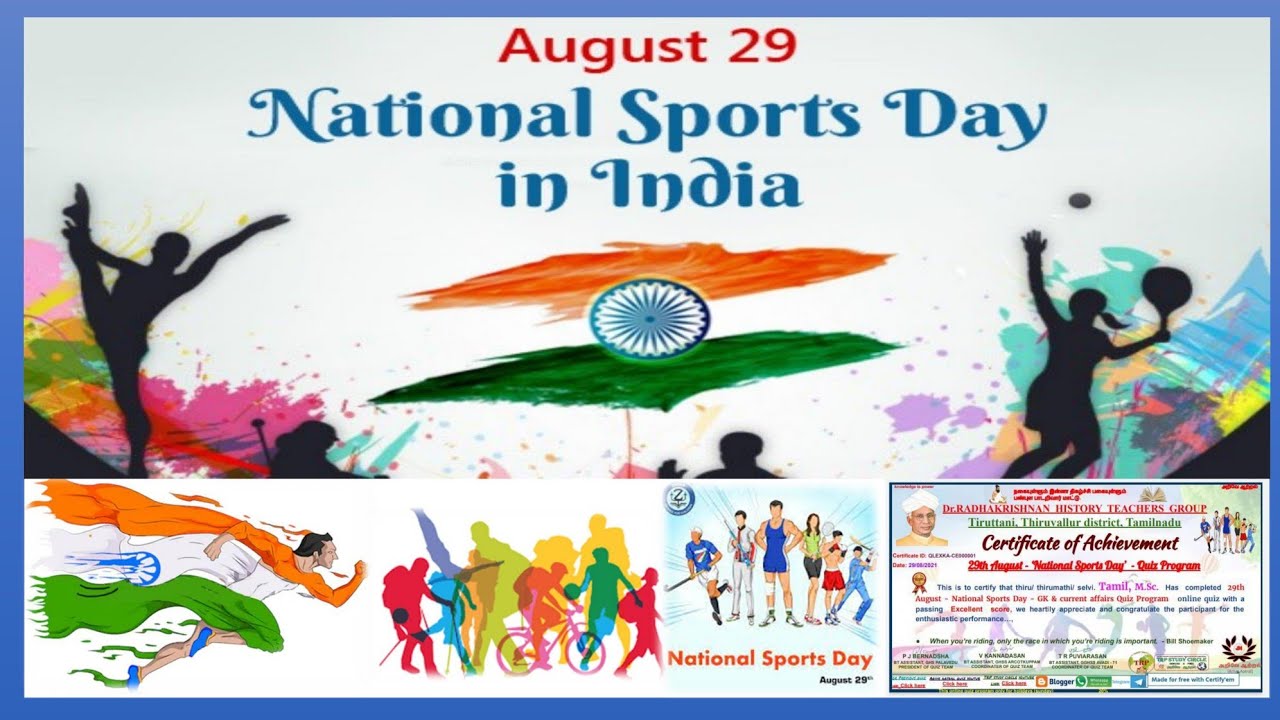 29th August National Sports Day Quiz Program YouTube