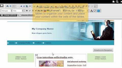 NextGen Web Hosting Tutorials: Using layout templates in RVSiteBuilder 5