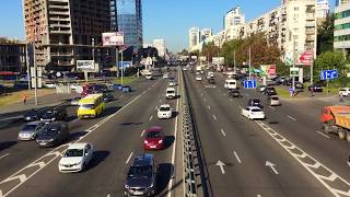 Киев. Автомобили. Проспект Победы. *** Kyiv morning trafic, Ukraine.