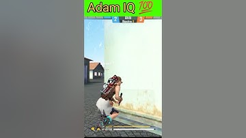 999 IQ Adam 😁 Use to kill Grandmaster Player 😂 #shorts