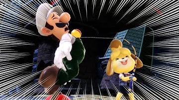 Super Smash Bros. Ultimate: Offline: Carls493 (Luigi) Vs. aceman (Isabelle)