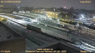 Overnight Big Crane Action Timelapse on York ROC Cameras, Yorkshire UK | Railcam UK