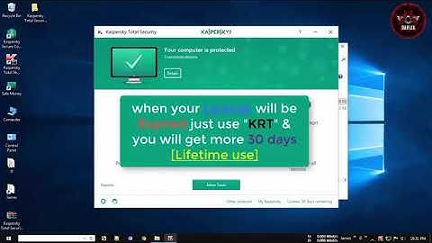 Kaspersky Total Security 2018 License key [Lifetime] تفعيل مدى الحياة