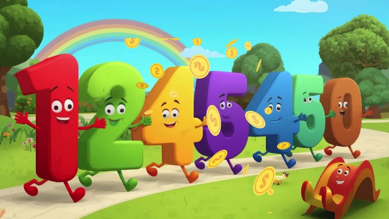 Песня: «Подсчёт в красочном парке»