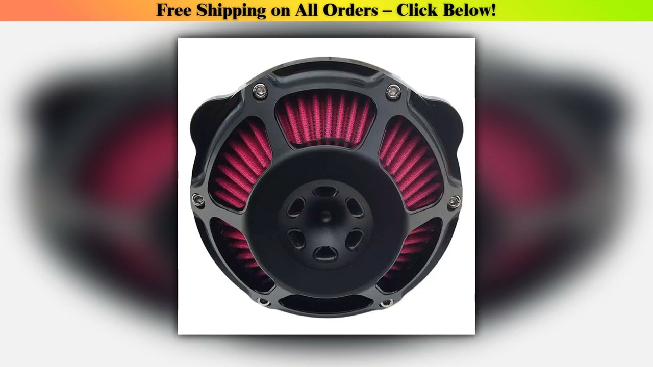 For Harley XL Sportster 883 1200 Softail Dyna Touring Moto Air Cleaner Cnc Filter