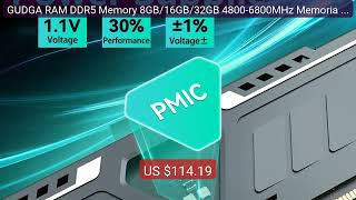 GUDGA RAM DDR5 Memory 8GB/16GB/32GB 4800-6800MHz Memoria RAM UDIMM ... — Top Rated 2026 | Buy Now!