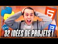 32 Idées 💡 de projets de PROGRAMMATION !