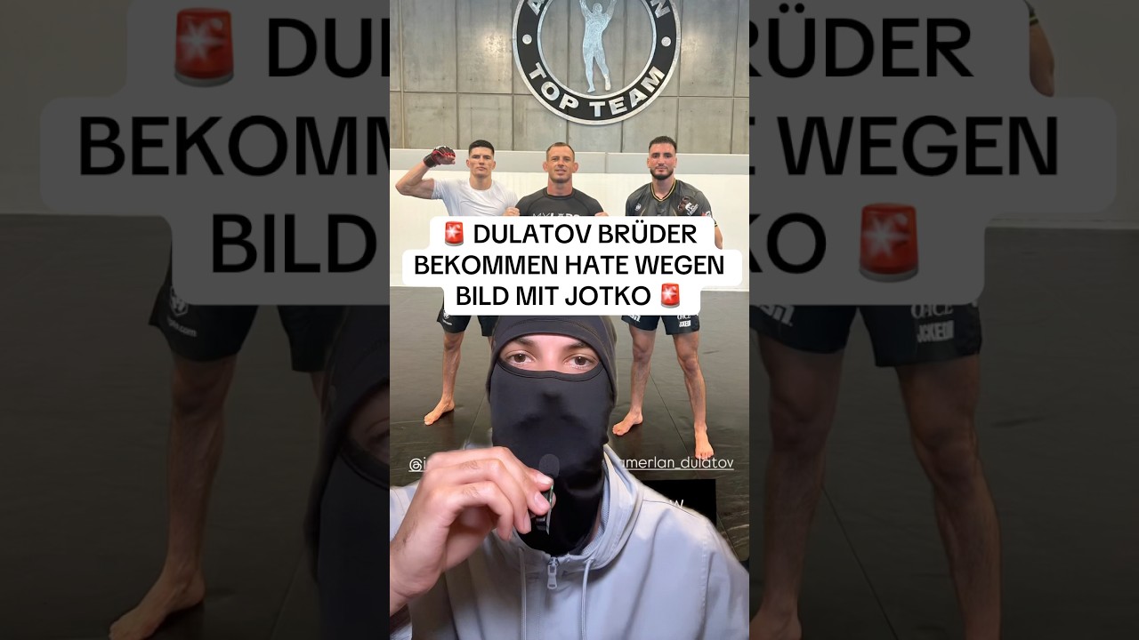 Dulatov Brüder bekommen Hate wegen Bild mit Jotko #ufc #mma #kampfsport #dulatov #jotko