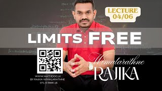 MASTERING CALCULUS | LIMITS-04 | ADVANCED LEVEL | COMBINED MATHEMATICS | RAJIKA WIMALARATHNE