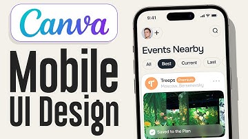 Mobile UI Design with Canva (Step by Step) | Canva Tutorial For Beginners