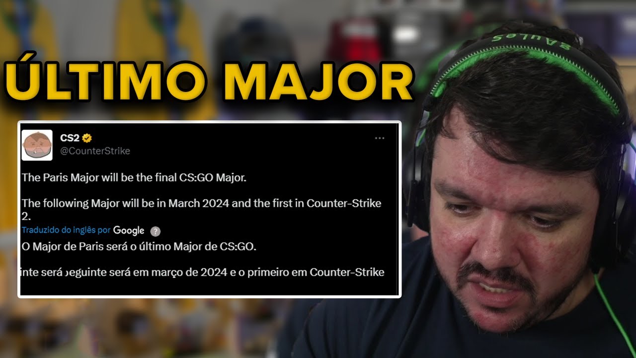 GAULES REAGE A NOTICIA DO ÚLTIMO MAJOR DE CS:GO 2023 | CORTES DO GAULES ...