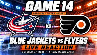 NHL LIVE: Flyers vs Blue Jackets Watch Party | Live Reaction