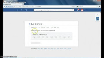 Taking a Quiz in Edmodo