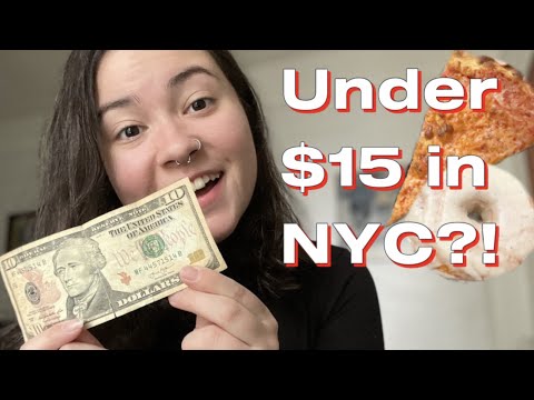 I SPENT UNDER 15 for CHEAP EATS in NYC and you can too Budget Food in West Village/NYU