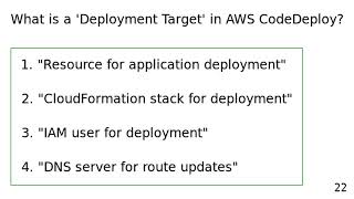 AWS CodeDeploy - Quiz