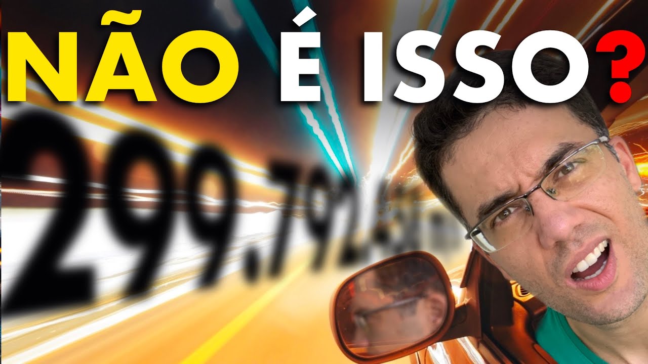 POR QUE a velocidade da luz NÃO PODE SER MEDIDA como as outras?