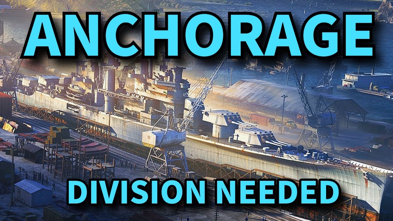 «Анкоридж», возвращение кампании 7 уровня! в World of Warships Legends 4K