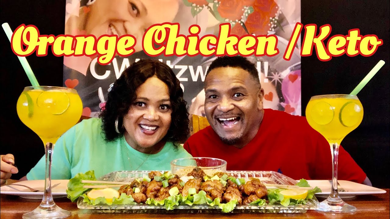 KETO  Chinese ORANGE CHICKEN! EASY LOW CARB RECIPE, high in protein and fat, excellent 4  keto diet