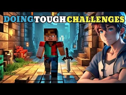 DOING TOUGH CHALLENGES GIVEN BY VIEWERS IN MINECRAFT SURVIVAL - YouTube
