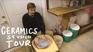 Home Pottery Studio Tour | Where I make ceramic art at home