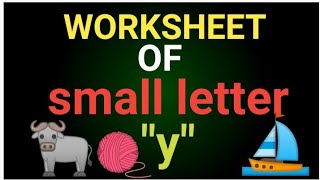 Letter recognition worksheet letter y | Worksheet of letter y | Letter y worksheet #sheeladeymaam