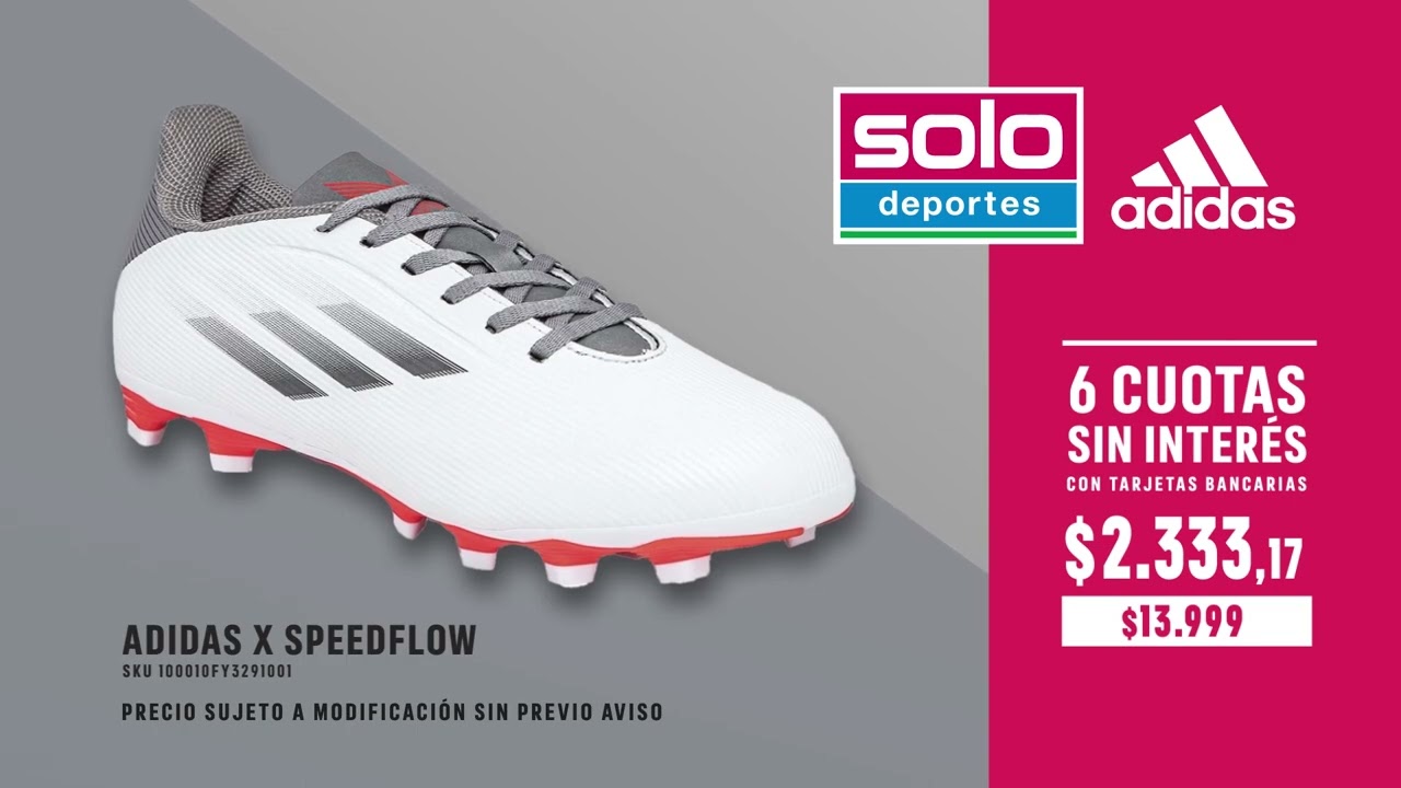 Adidas fútbol SpeedFlow - Solo Deportes - YouTube