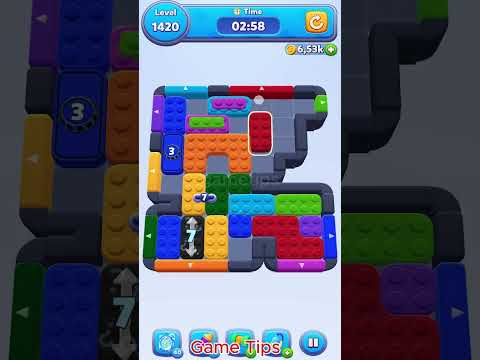 Color Block Jam level 1420 Solution Walkthroug