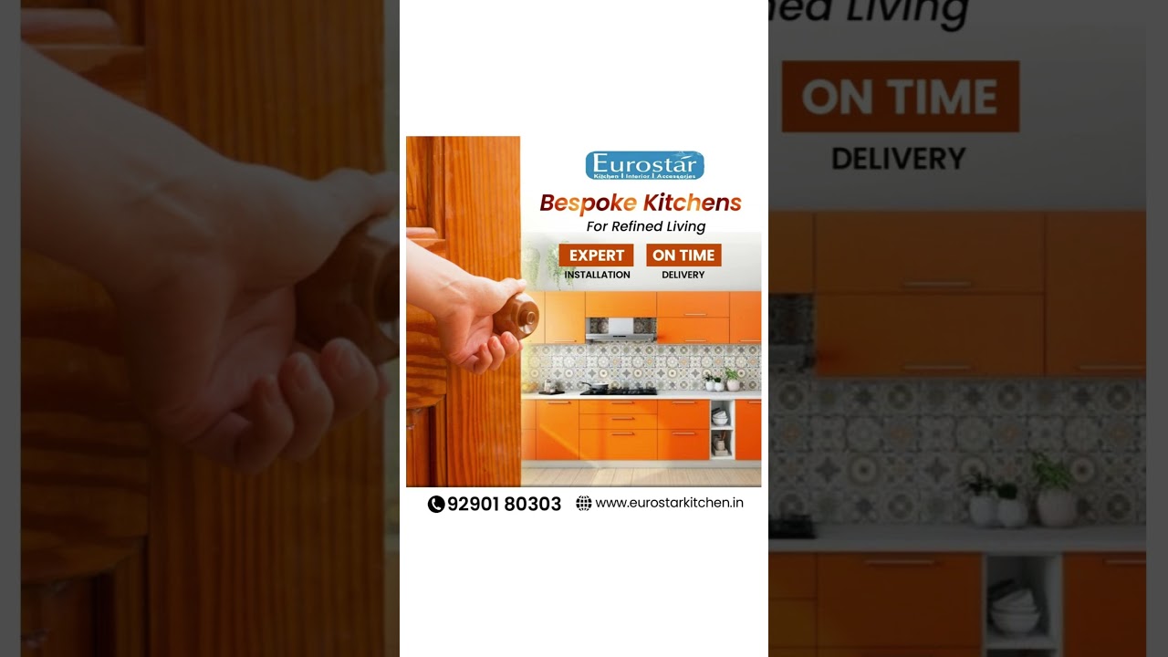 Upgrade your boring kitchen to a Smart Modular Kitchen with Eurostar Interiors || Hyderabad!