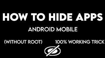 HOW TO HIDE APPS AND GAMES IN ANDROID PHONE (WITHOUT ROOT) 100% WORKING TRICK #Android #Hideapps