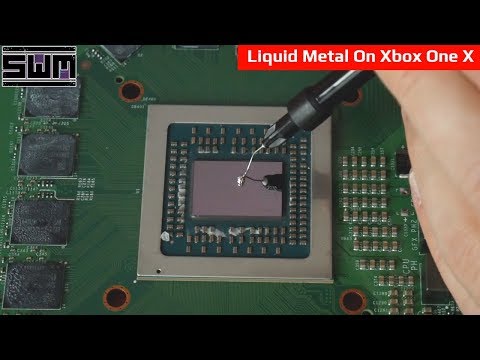 Using Liquid Metal On Game Consoles! What Could Go Wrong?