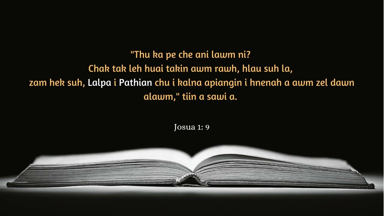 Pathian thu Thianghlim Fuihnathlamuanna Bible chang AudioInspirational  Motivational Bible